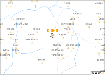 map of Kioko