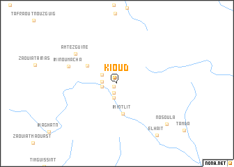 map of Kioud