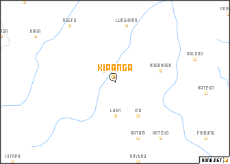 map of Kipanga