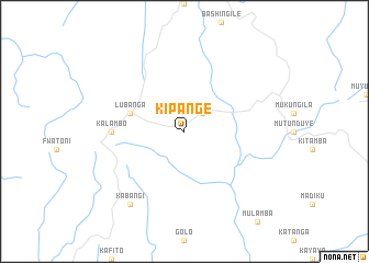 map of Kipange