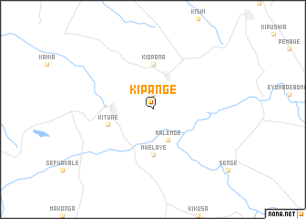 map of Kipange