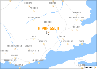 map of Kiparissón