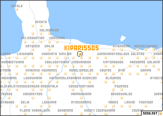 map of Kipárissos