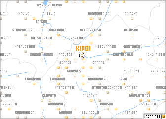 map of Kípoi