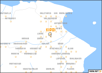 map of Kípoi