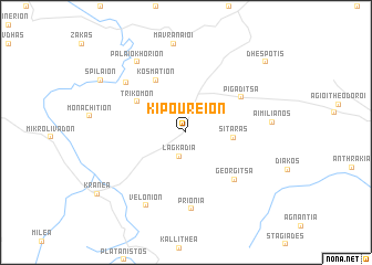 map of Kipoureíon