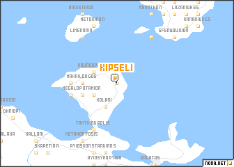 map of Kipséli