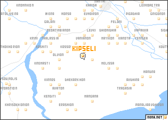 map of Kipséli