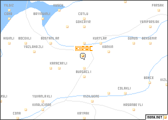 map of Kıraç