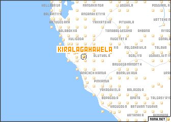 map of Kiralagahawela