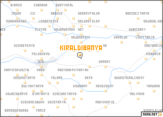 map of Királdibánya