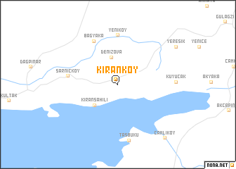 map of Kıranköy