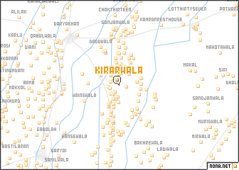 map of Kirārwāla