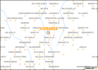 map of Kirawana