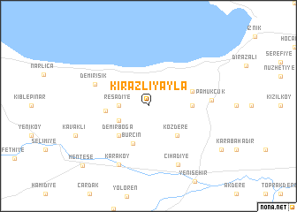 map of Kirazlıyayla