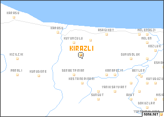 map of Kirazlı