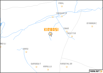 map of Kırbaşı