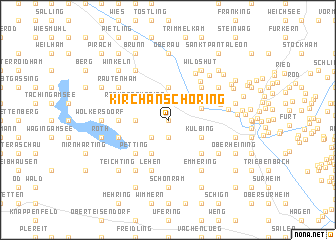 map of Kirchanschöring