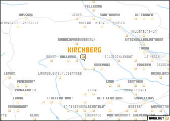 map of Kirchberg