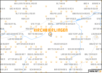 map of Kirchbierlingen