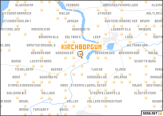 map of Kirchborgum