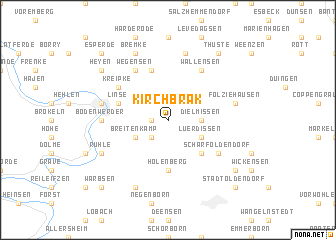 map of Kirchbrak