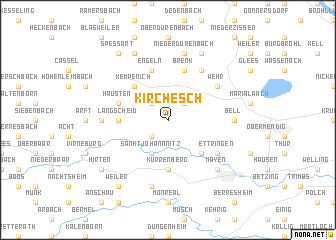 map of Kirchesch