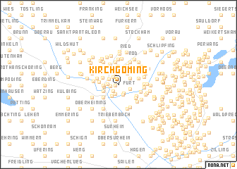 map of Kirchgöming