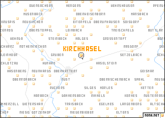 map of Kirchhasel