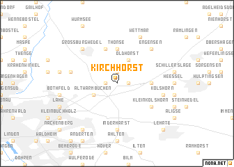 map of Kirchhorst