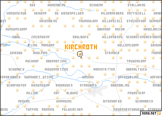 map of Kirchroth