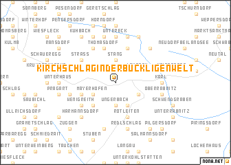 map of Kirchschlag in der Buckligen Welt