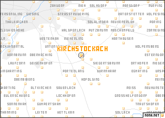 map of Kirchstockach