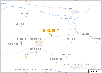 map of Kirdany