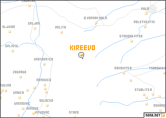 map of Kireevo
