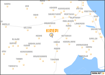 map of Kirepi