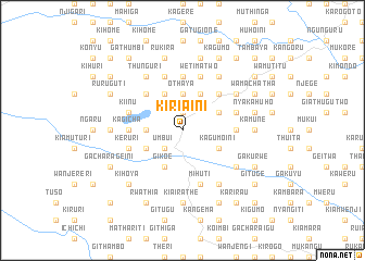 map of Kiriaini