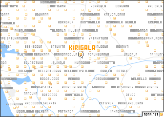 map of Kirigala