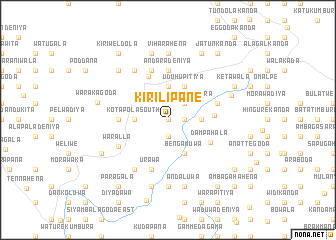 map of Kirilipane