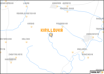 map of Kirillovka