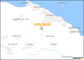 map of Kirilovka