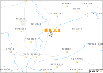 map of Kirilovo