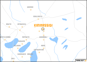map of Kirimassidi