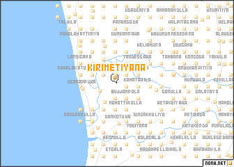 map of Kirimetiyana