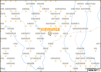 map of Kirimunge