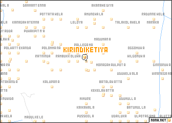 map of Kirindiketiya