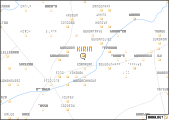 map of Kirin