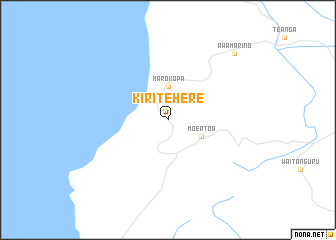 map of Kiritehere