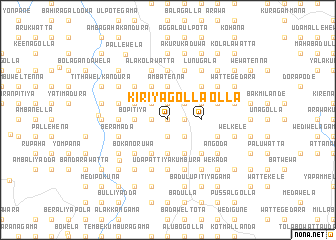 map of Kiriyagolla