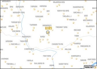 map of Ki-ri